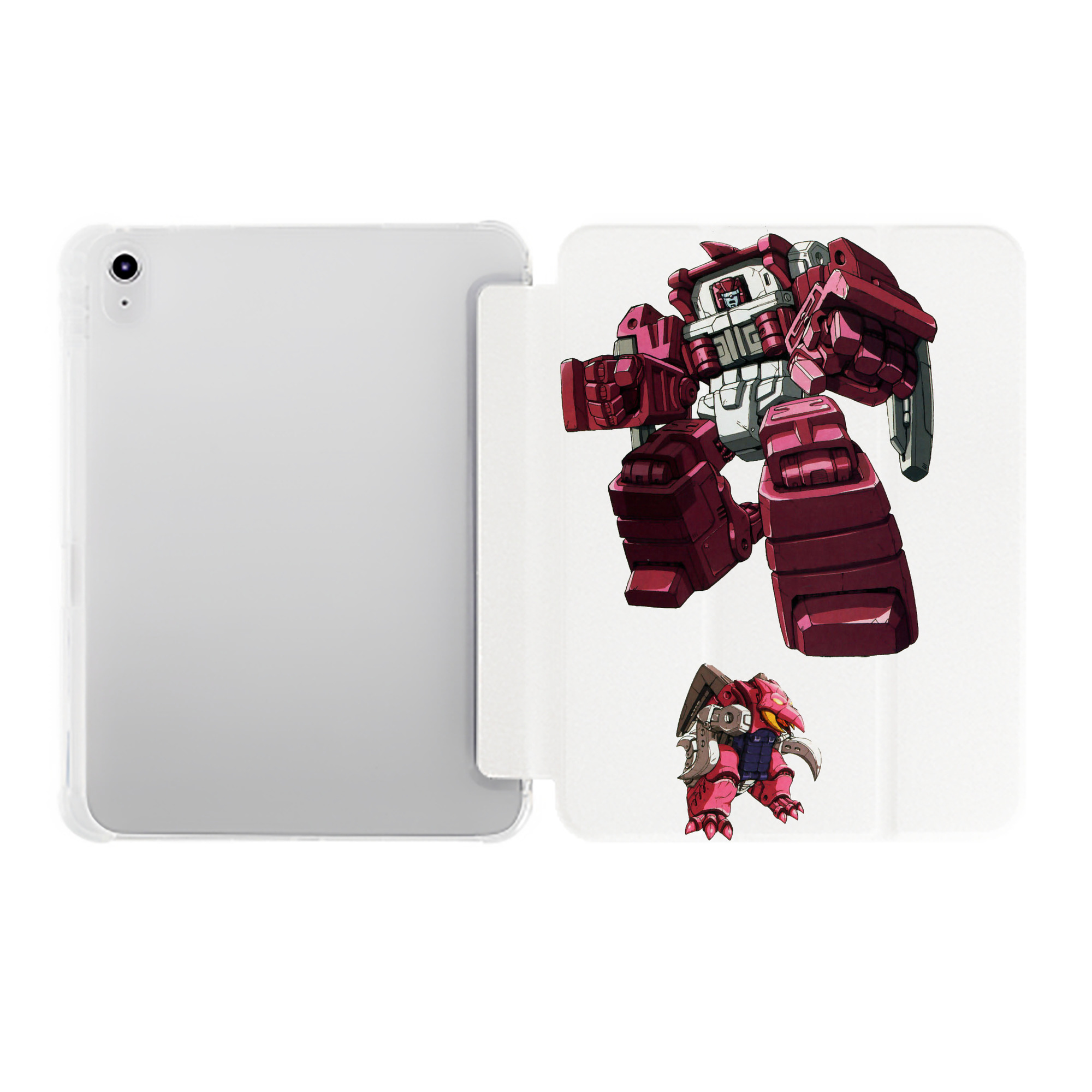 （画像用）  IPad ケース ペン収納付き 三つ折りスタンド PUレザー×シリコン 対応機種9.5/10.5/10.9インチ